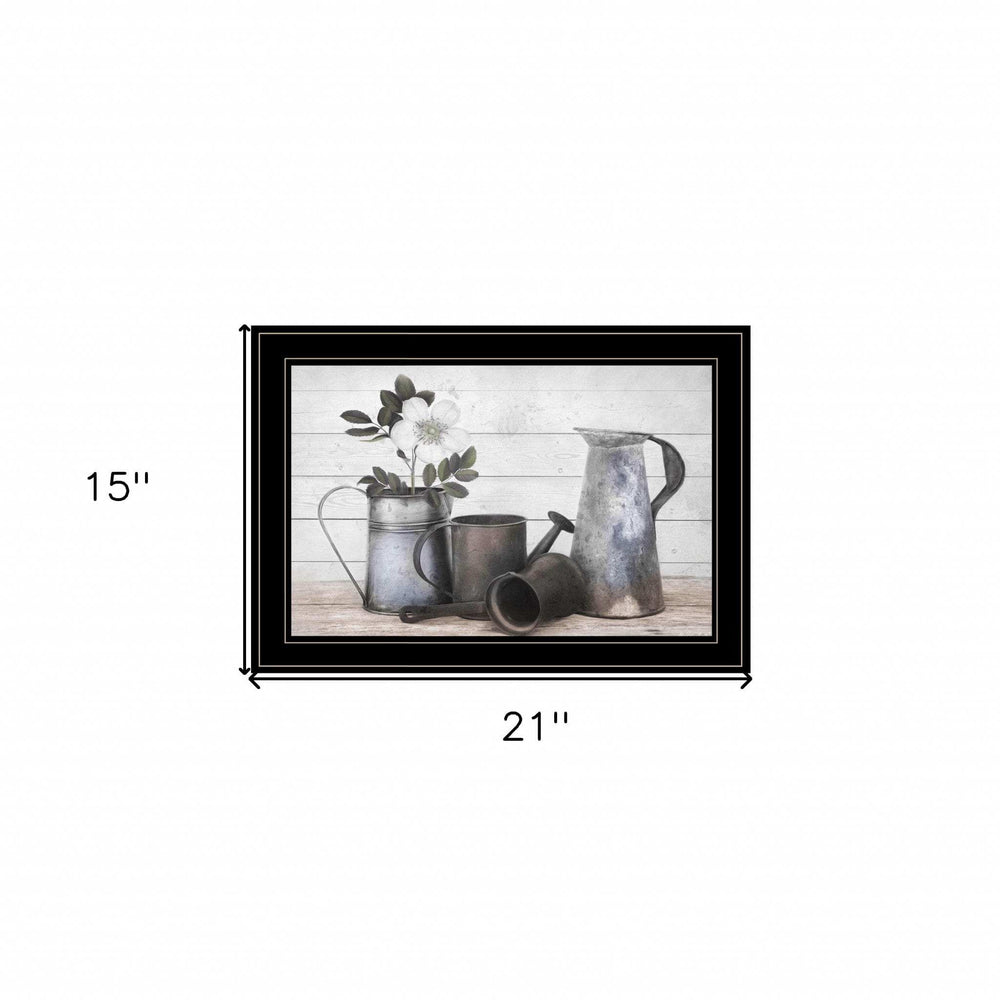 Floral Farmhouse II 2 Black Framed Print Wall Art - Homeroots - Flyclothing LLC