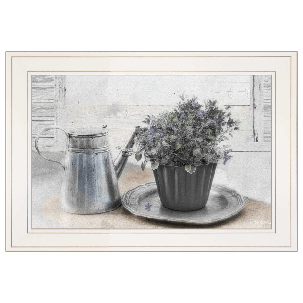 Light and Airy White Framed Print Wall Art - Homeroots - Flyclothing LLC