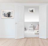 Light and Airy White Framed Print Wall Art - Homeroots - Flyclothing LLC