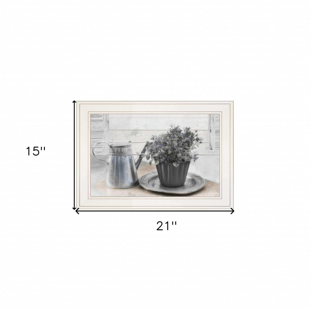 Light and Airy White Framed Print Wall Art - Homeroots - Flyclothing LLC