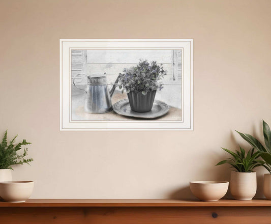 Light and Airy White Framed Print Wall Art - Homeroots - Flyclothing LLC