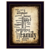 Family 11 Black Framed Print Wall Art - Homeroots - Flyclothing LLC