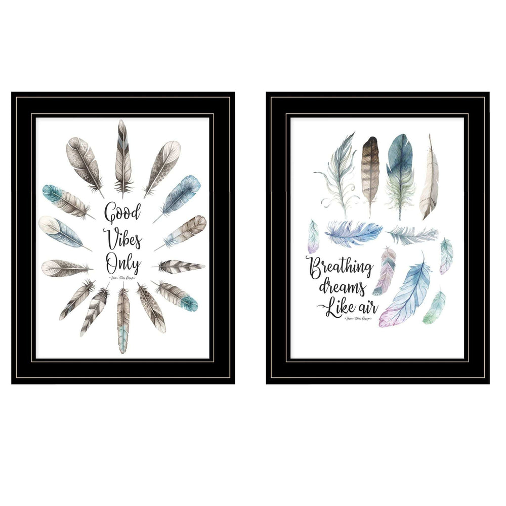 Good Vibes Only 2 Black Framed Print Wall Art - Homeroots - Flyclothing LLC