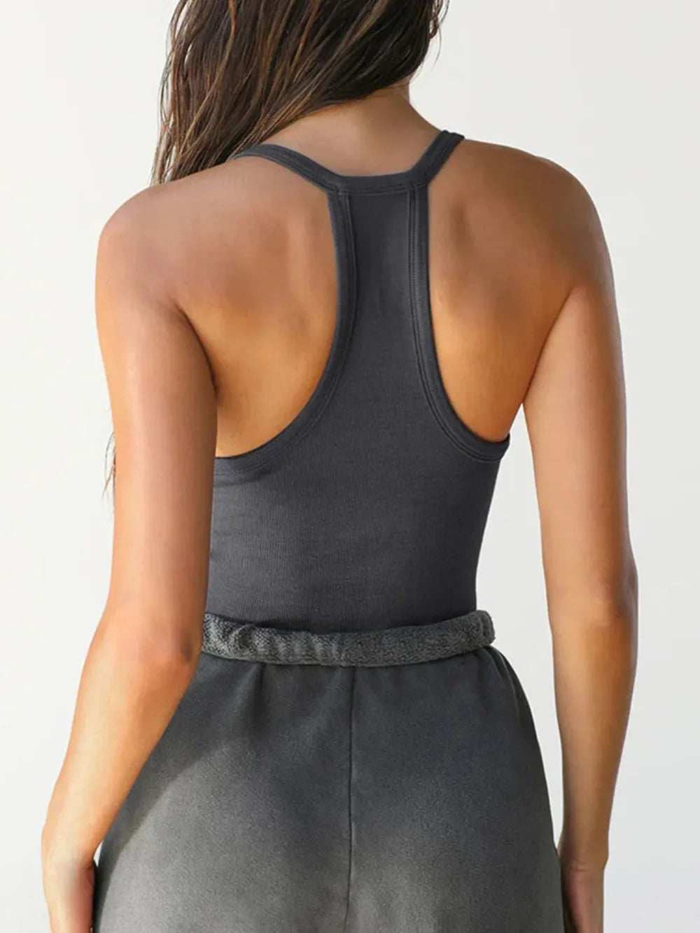 Devine Scoop Neck Tank - Trendsi - Flyclothing LLC