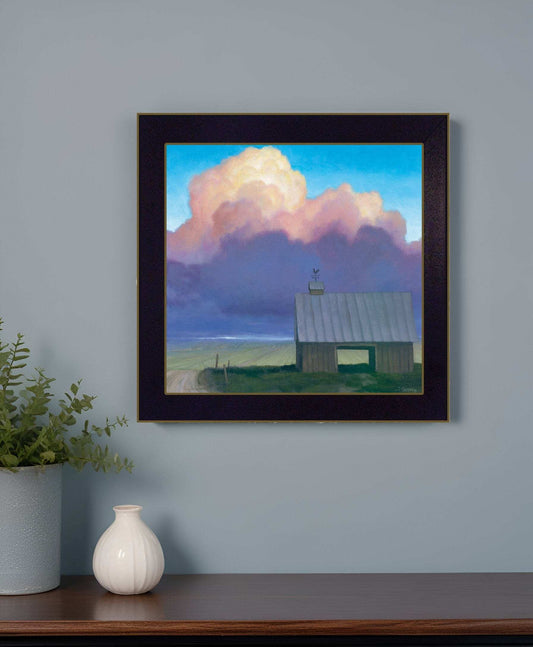 Through Rows 2 Black Framed Print Wall Art - Homeroots - Flyclothing LLC