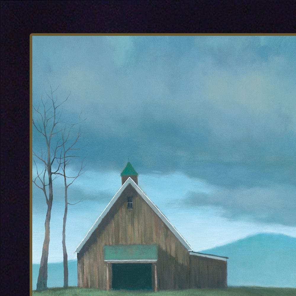 Lonesome Barn 2 Black Framed Print Wall Art - Homeroots - Flyclothing LLC