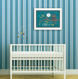 Good Night White Framed Print Wall Art - Homeroots - Flyclothing LLC