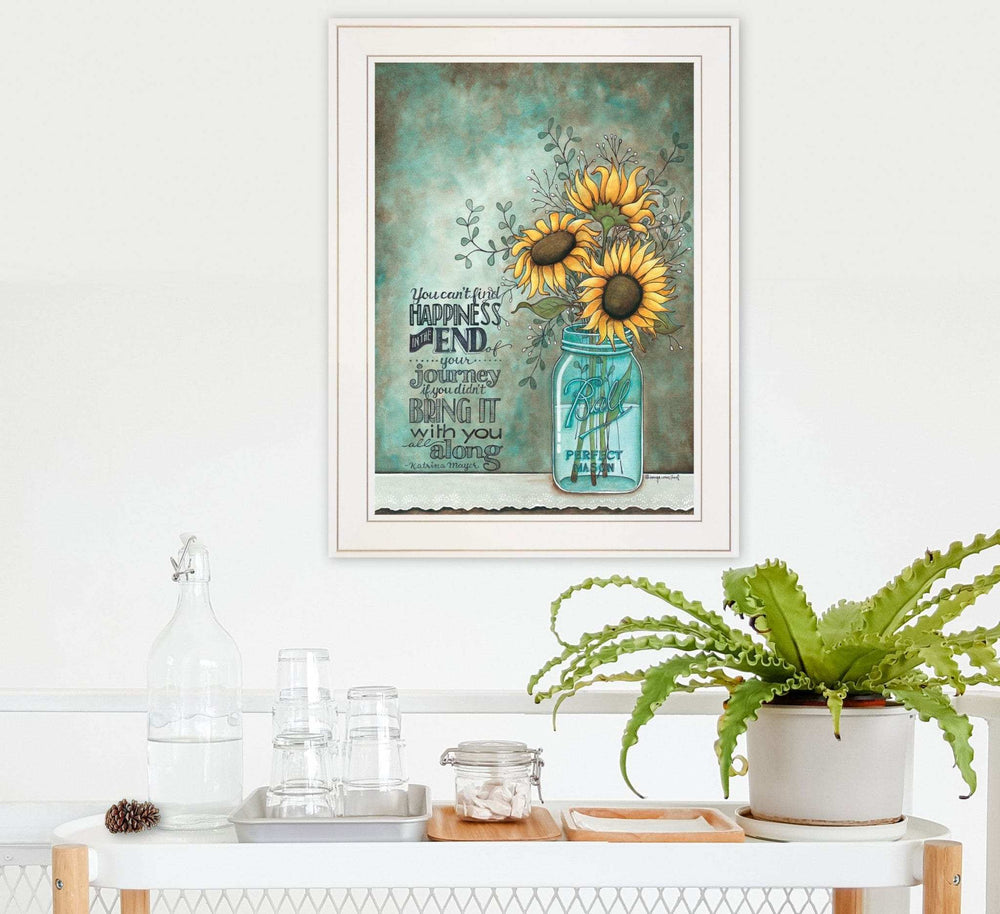 All Along 1 White Framed Print Wall Art - Homeroots - Flyclothing LLC