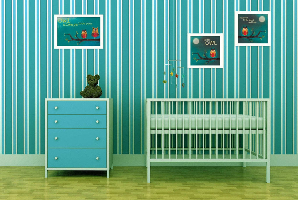 Set Of Three Owls II White Framed Print Wall Art - Homeroots - Flyclothing LLC