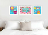 Set Of Three Dream White Framed Print Wall Art - Homeroots - Flyclothing LLC
