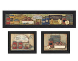 Set Of Three Kitchen Black Framed Print Kitchen Wall Art - Homeroots - Flyclothing LLC