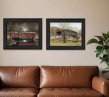 Set Of Two Bridges Black Framed Print Wall Art - Homeroots - Flyclothing LLC