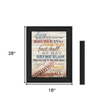 Set Of Two Baseball 1 Black Framed Print Wall Art - Homeroots - Flyclothing LLC
