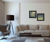 Set Of Two Glass Jars Black Framed Print Kitchen Wall Art - Homeroots - Flyclothing LLC