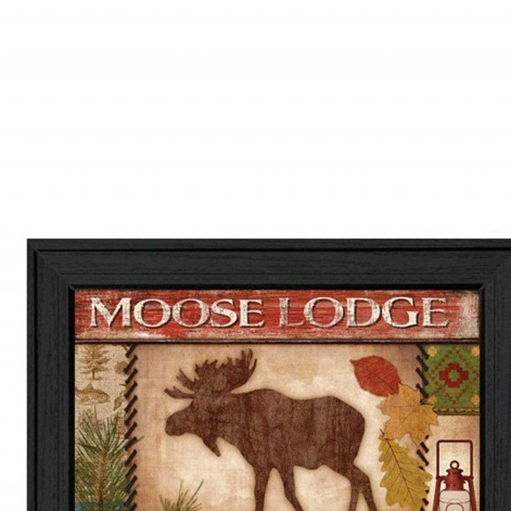 Set Of Two Lodge I Black Framed Print Wall Art - Homeroots - Flyclothing LLC