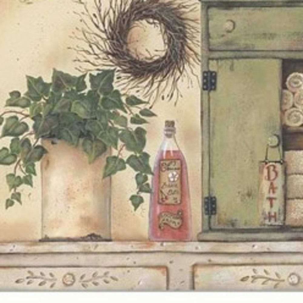 Set Of Three Garden Bath 2 White Framed Print Bathroom Wall Art - Homeroots - Flyclothing LLC