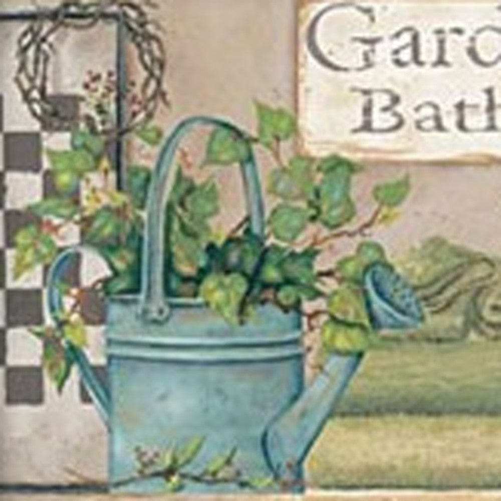 Set Of Three Garden Bath 1 White Framed Print Bathroom Wall Art - Homeroots - Flyclothing LLC