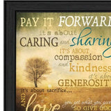 Set Of Two Meaning 2 Black Framed Print Wall Art - Homeroots - Flyclothing LLC