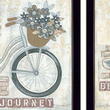 Set Of Two Beautiful Journey Black Framed Print Wall Art - Homeroots - Flyclothing LLC
