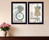 Set Of Two Beautiful Journey Black Framed Print Wall Art - Homeroots - Flyclothing LLC
