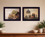 Set Of Two Keepsake Treasures Black Framed Print Wall Art - Homeroots - Flyclothing LLC