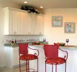 Set Of Two Mason Jar Floral Happiness at Home Brown Framed Print Wall Art - Homeroots - Flyclothing LLC