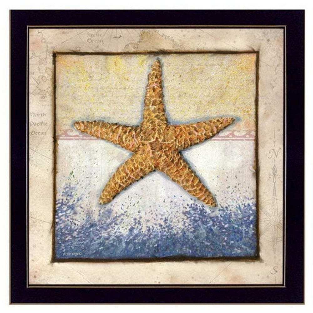 Set Of Two Sea Journey Black Framed Print Wall Art - Homeroots - Flyclothing LLC