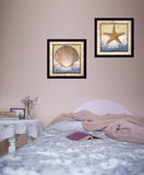 Set Of Two Sea Journey Black Framed Print Wall Art - Homeroots - Flyclothing LLC