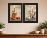 Set Of Two Love Farmhouse Black Framed Print Wall Art - Homeroots - Flyclothing LLC