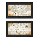 Set Of Two Plant Kindness Black Framed Print Wall Art - Homeroots - Flyclothing LLC