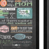 Set Of Two Reminders from Mom and Dad Black Framed Print Wall Art - Homeroots - Flyclothing LLC