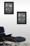 Set Of Two Reminders from Mom and Dad Black Framed Print Wall Art - Homeroots - Flyclothing LLC