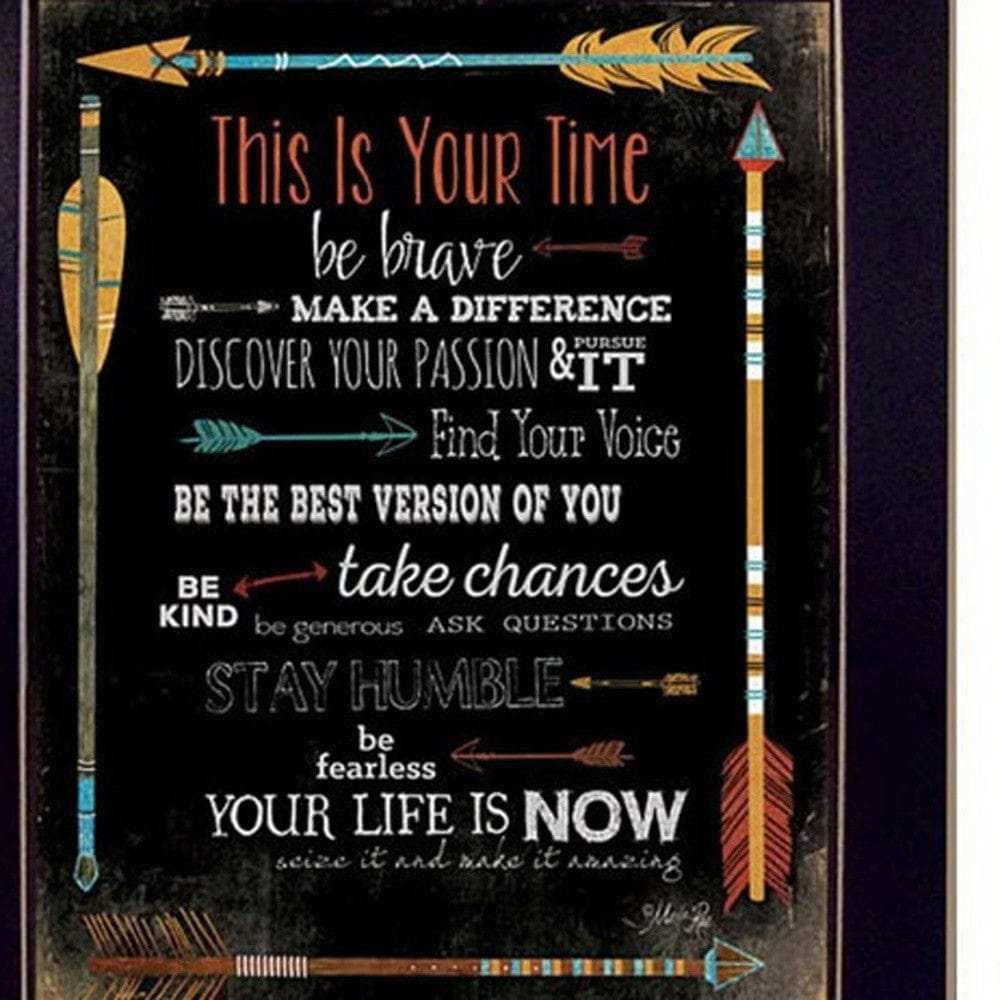 Set Of Two Arrows II Black Framed Print Wall Art - Homeroots - Flyclothing LLC