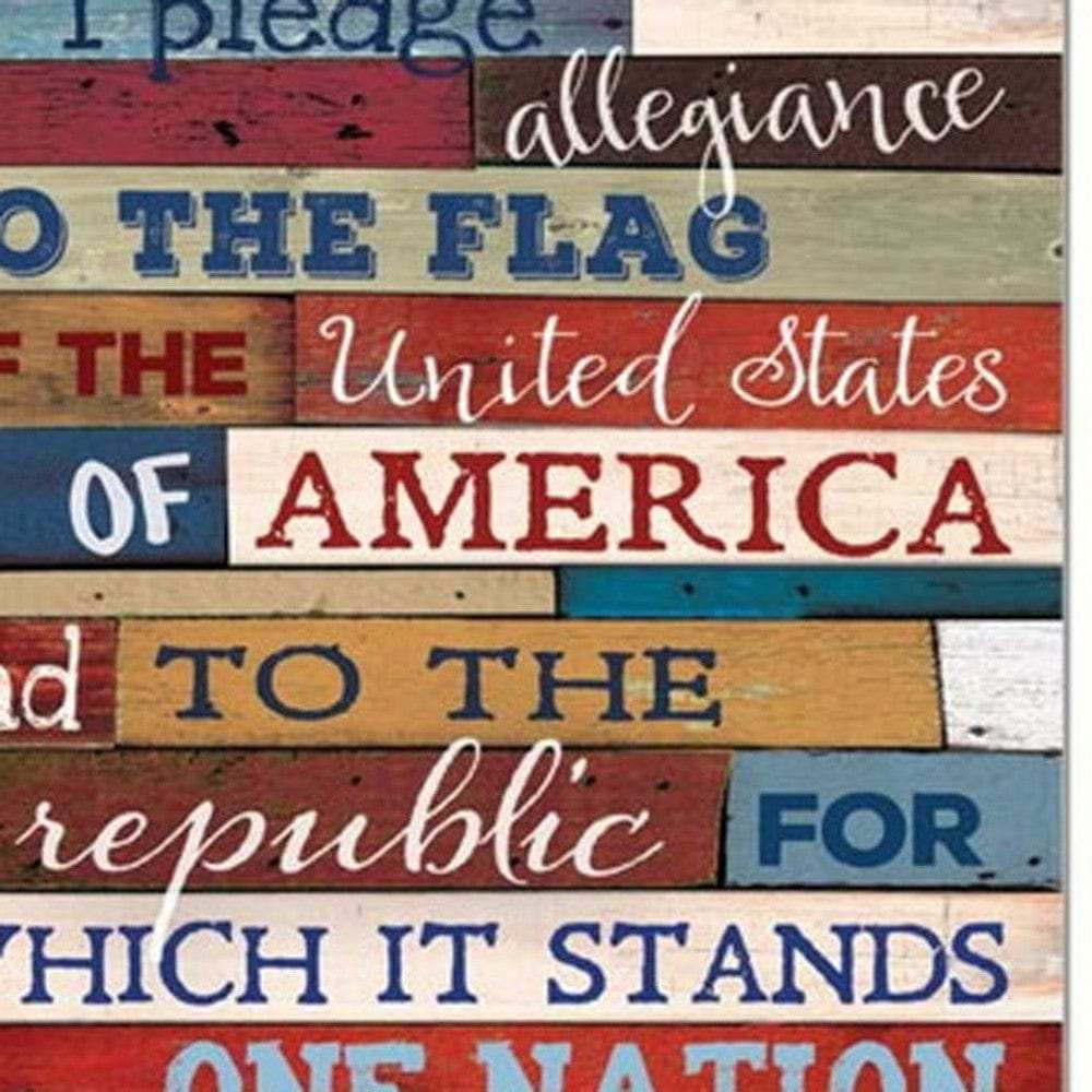 Set Of Two America Proud White Framed Print Wall Art - Homeroots - Flyclothing LLC