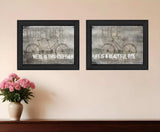 Set Of Two In this Together Black Framed Print Wall Art - Homeroots - Flyclothing LLC