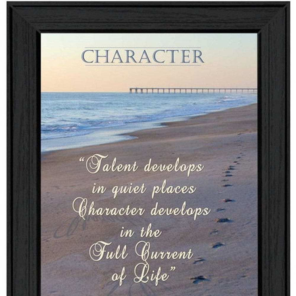 Set Of Two Character 1 Black Framed Print Wall Art - Homeroots - Flyclothing LLC