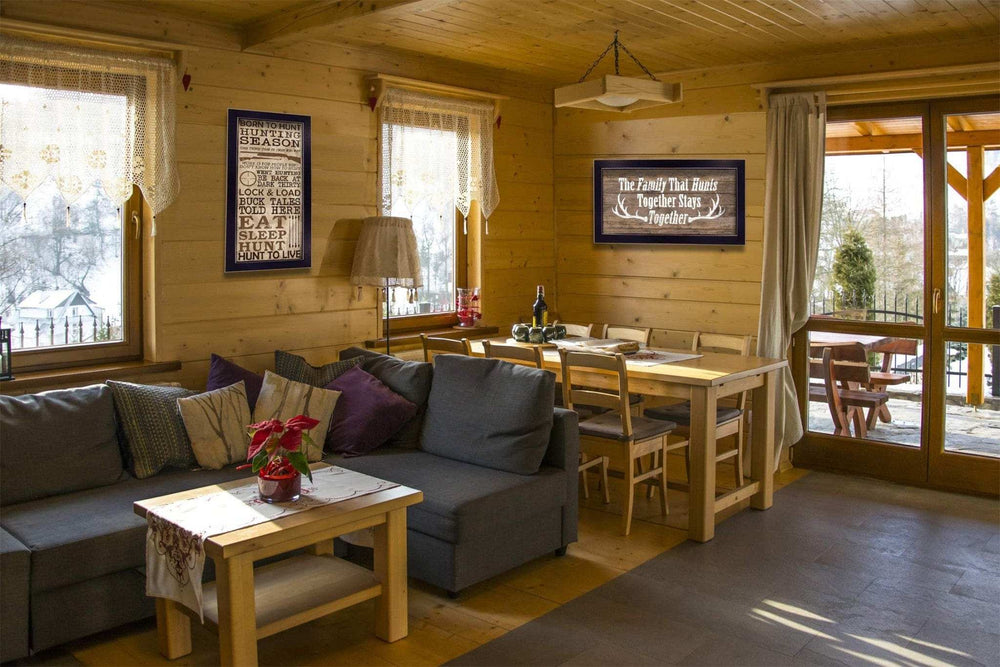 Set Of Two Hunting Season Black Framed Print Wall Art - Homeroots - Flyclothing LLC