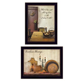 Set Of Two What I Love Most Black Framed Print Wall Art - Homeroots - Flyclothing LLC