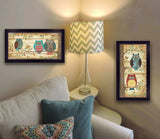 Set Of Two The Wise Owls Black Framed Print Wall Art - Homeroots - Flyclothing LLC