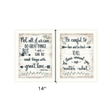Set Of Two Great Love 2 White Framed Print Wall Art - Homeroots - Flyclothing LLC