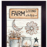 Set Of Two Farm Living 1 Black Framed Print Wall Art - Homeroots - Flyclothing LLC