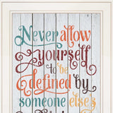 Set Of Two Who You Think 1 White Framed Print Wall Art - Homeroots - Flyclothing LLC