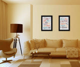 Set Of Two Who You Think 2 Black Framed Print Wall Art - Homeroots - Flyclothing LLC