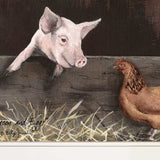 Set Of Two Bacon and Eggs 1 White Framed Print Wall Art - Homeroots - Flyclothing LLC