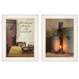 Set Of Two What I Love Most 1 White Framed Print Wall Art - Homeroots - Flyclothing LLC