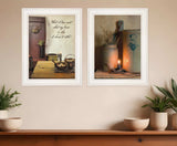 Set Of Two What I Love Most 1 White Framed Print Wall Art - Homeroots - Flyclothing LLC