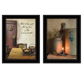 Set Of Two What I Love Most 2 Black Framed Print Wall Art - Homeroots - Flyclothing LLC