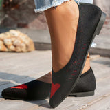 Mesh Point Toe Flat Slip-Ons - Trendsi - Flyclothing LLC