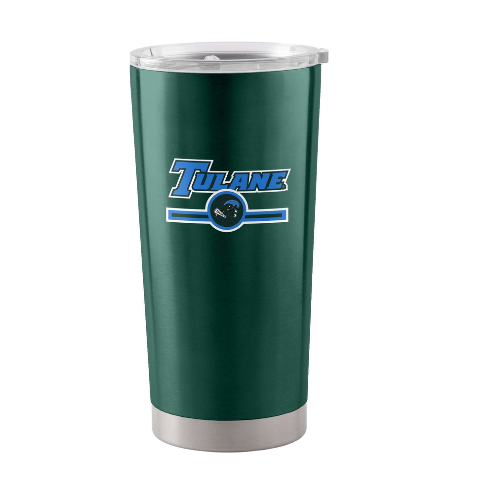 Tulane 20oz Letterman Stainless Tumbler - Logo Brands - Flyclothing LLC