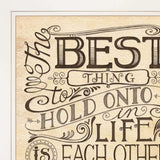 Set Of Two Together or Each Other 1 White Framed Print Wall Art - Homeroots - Flyclothing LLC